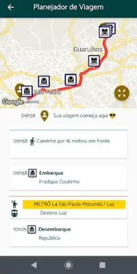 Bus2 - Horários de Ônibus em Tempo Real android App screenshot 11