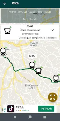 Bus2 - Horários de Ônibus em Tempo Real android App screenshot 13