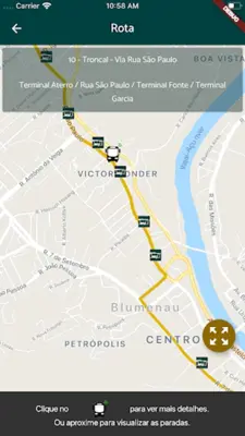 Bus2 - Horários de Ônibus em Tempo Real android App screenshot 1