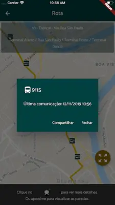 Bus2 - Horários de Ônibus em Tempo Real android App screenshot 4